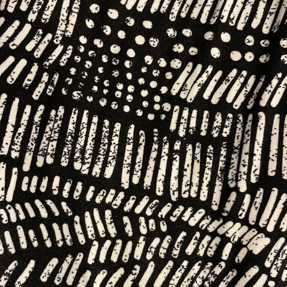 Lularoe Black White Leggings EUC Size OS #2335 - Image 2