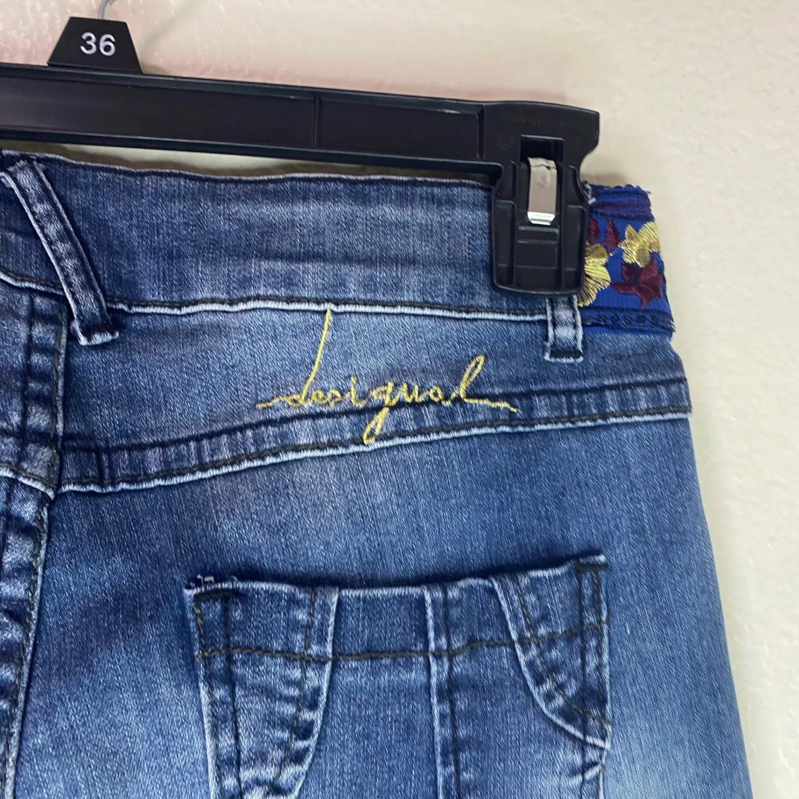 Free People Mari Floral Applique Black Floral Patch Pintuck Tunic Shirt Dress XS - Image 11