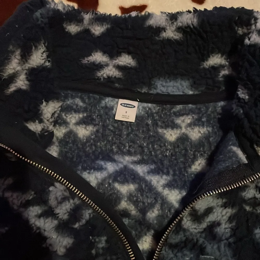 Sherpa Aztec sweatshirt Blue - Image 3