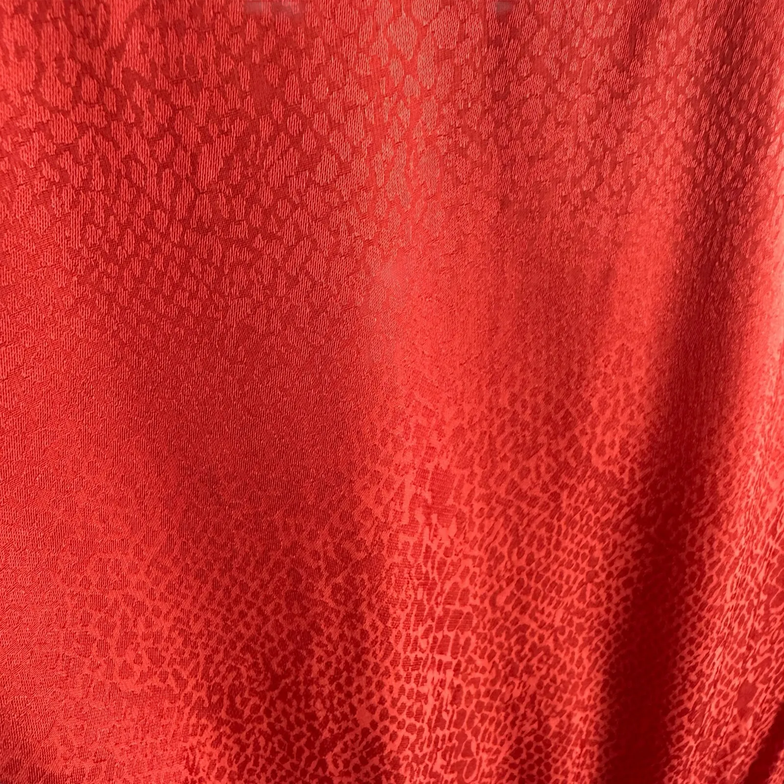 Chico's Orange Long Roll Tab Sleeve Lightweight Full Zip Short Shirt Dress Sz XL - Image 3