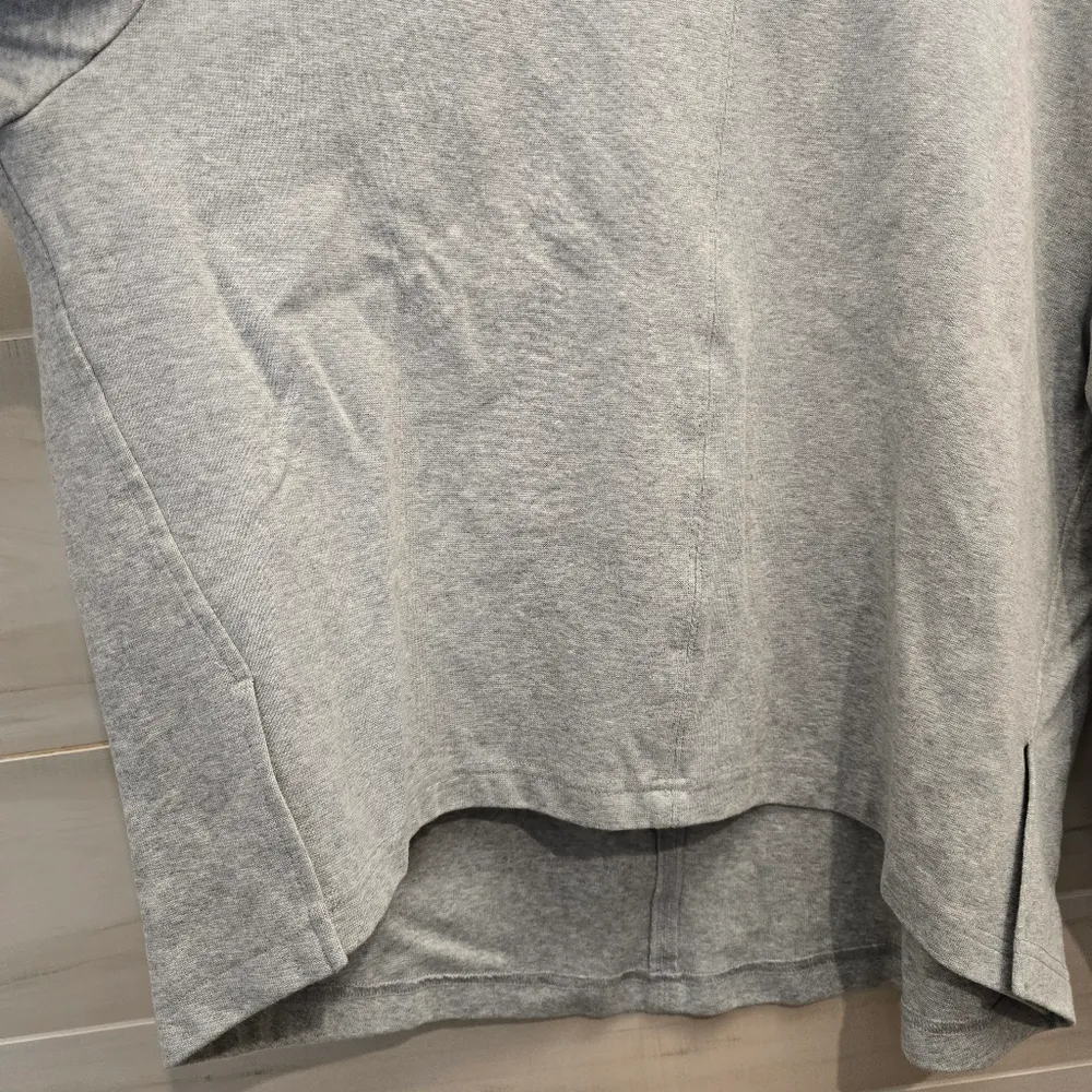 {L} NAP Loungewear Pure Cotton Loose Cut Sweatshirt Heathered Gray Size L - Image 7