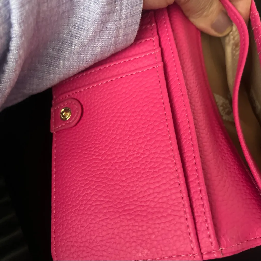 Anne Klein Pink Leather Wallet NWOT - Image 5