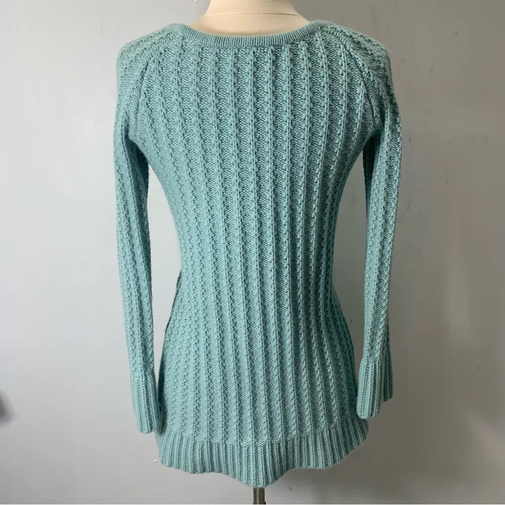 Vintage Vittadini knitted sweater wool cashmeres blend size XS cable knit - Image 6
