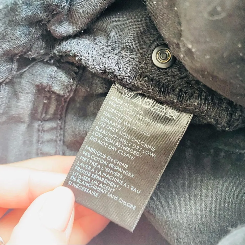 BDG by Urban Outfitters Twig High Rise Cropped Denim Jeans Black Sz 27 - Image 8