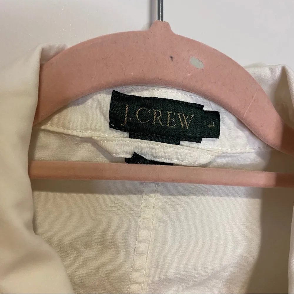j crew white jacket size large - Image 2