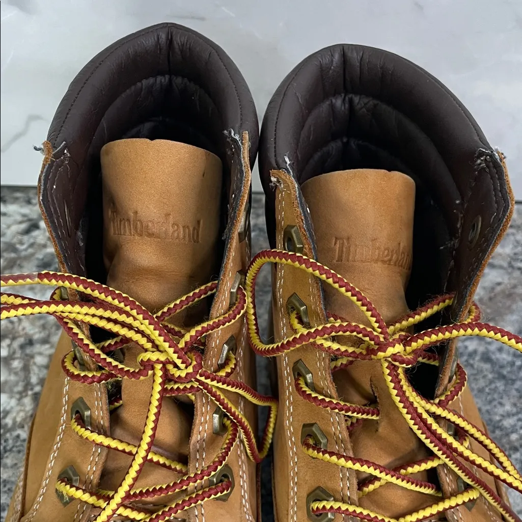 Timberland Women's Boots Size 8.5 Dausette Wheat Nubuck Lace Up Sneaker - Image 5