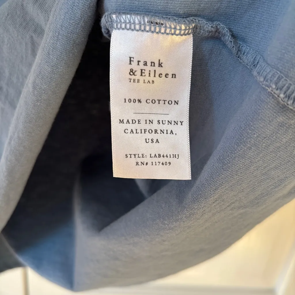 Frank & Eileen NICOLE Popover Henley Dress HERITAGE JERSEY Size XS Hydrangea - Image 11