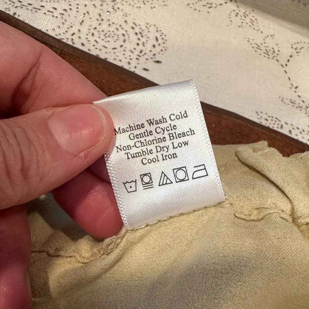 EUC Coldwater Creek  faux Ultra-Suede maxi Skirt. Beige color Sz PS - Image 6