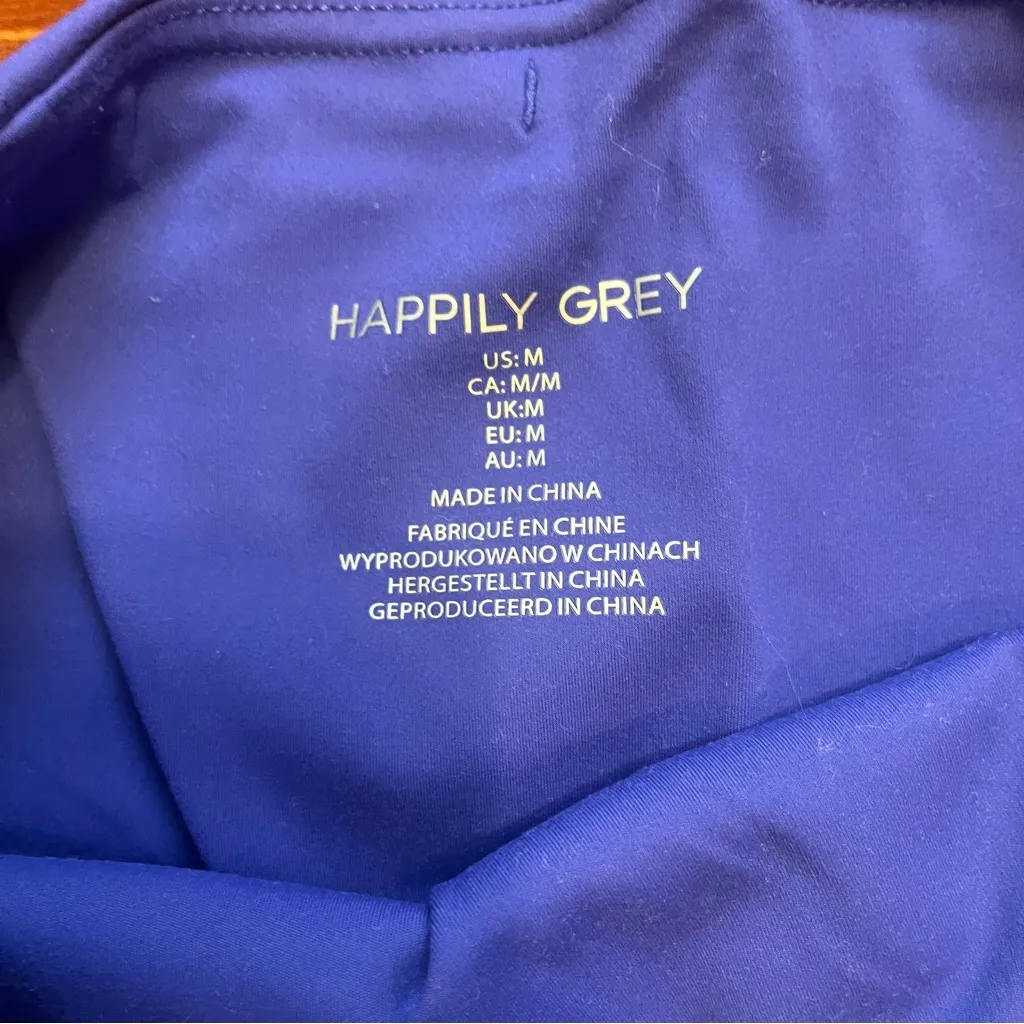 Blue Flared Bottoms Leggings Size M - Image 4