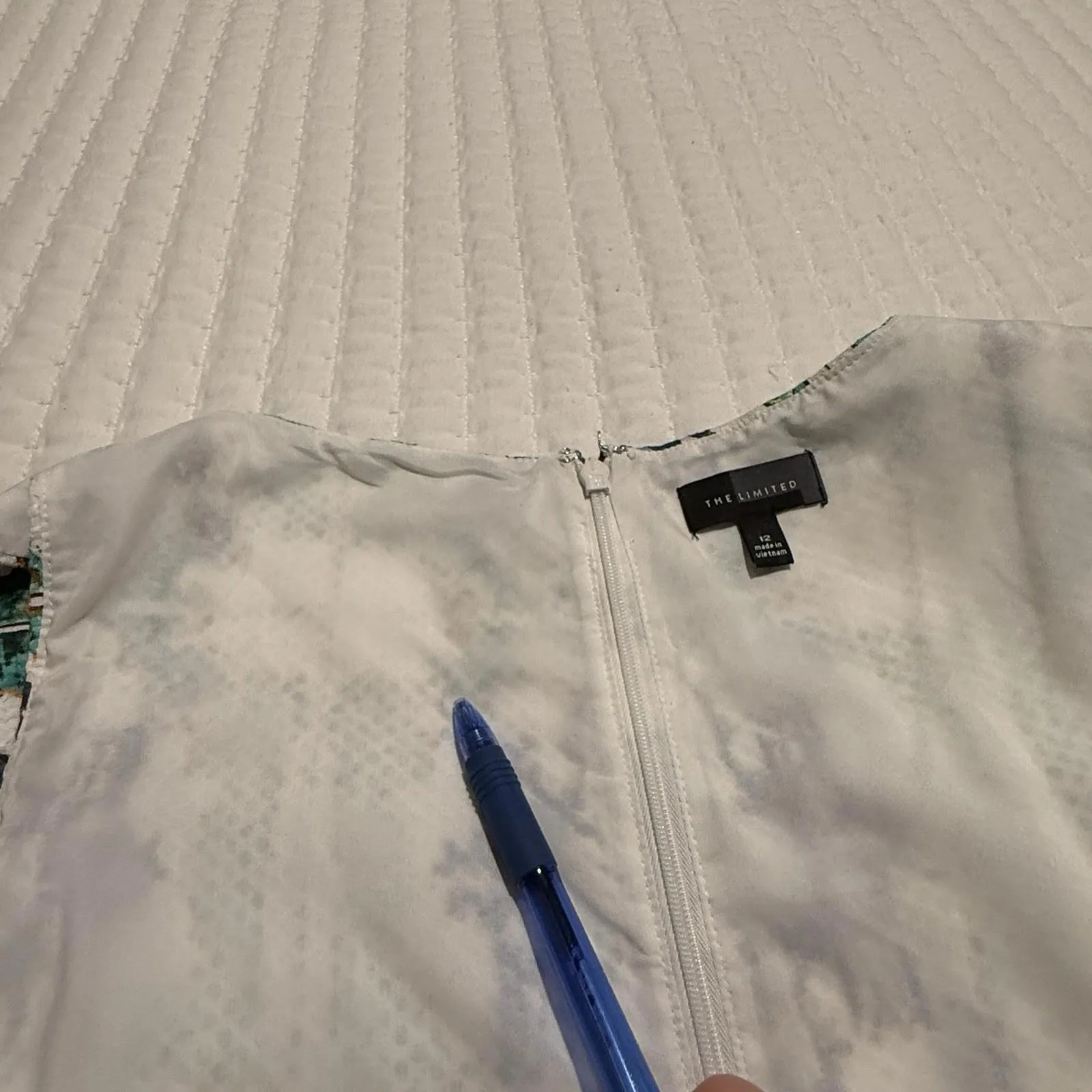 The Limited Multi Color Lemon Sheath Dress Sleeveless Sz 12 - Image 9