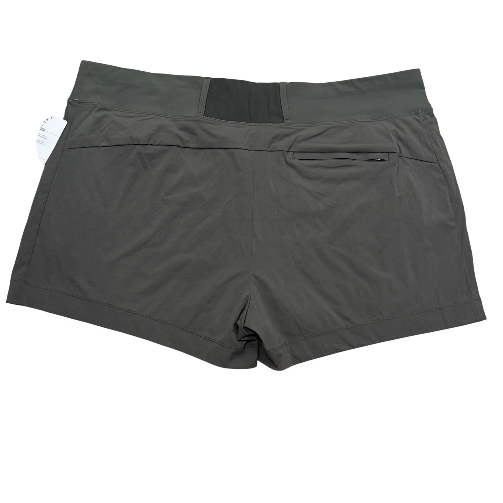 NEW Athleta Trekkie North Shorts Size 24 Olive Green Hiking‎ Activewear Pockets - Image 9