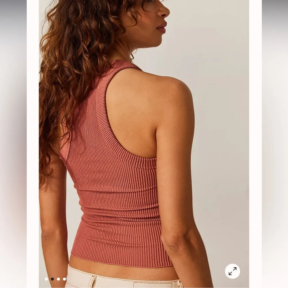 Intimately  Ribbed Seamless Tank in Copper Rose! NWOT - Image 2