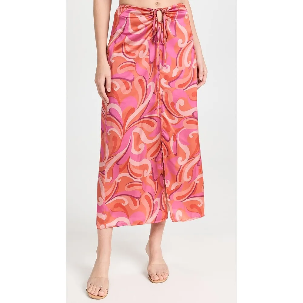 Hansen & Gretel Cisco Midi Skirt Cisco Midi Skirt‎ Size Small Pink - Image 4