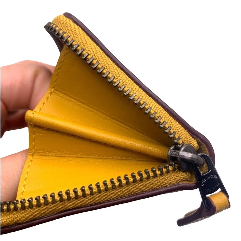 COACH Wolly Mammoth Small Zip Case Cardholder Wallet - Image 6