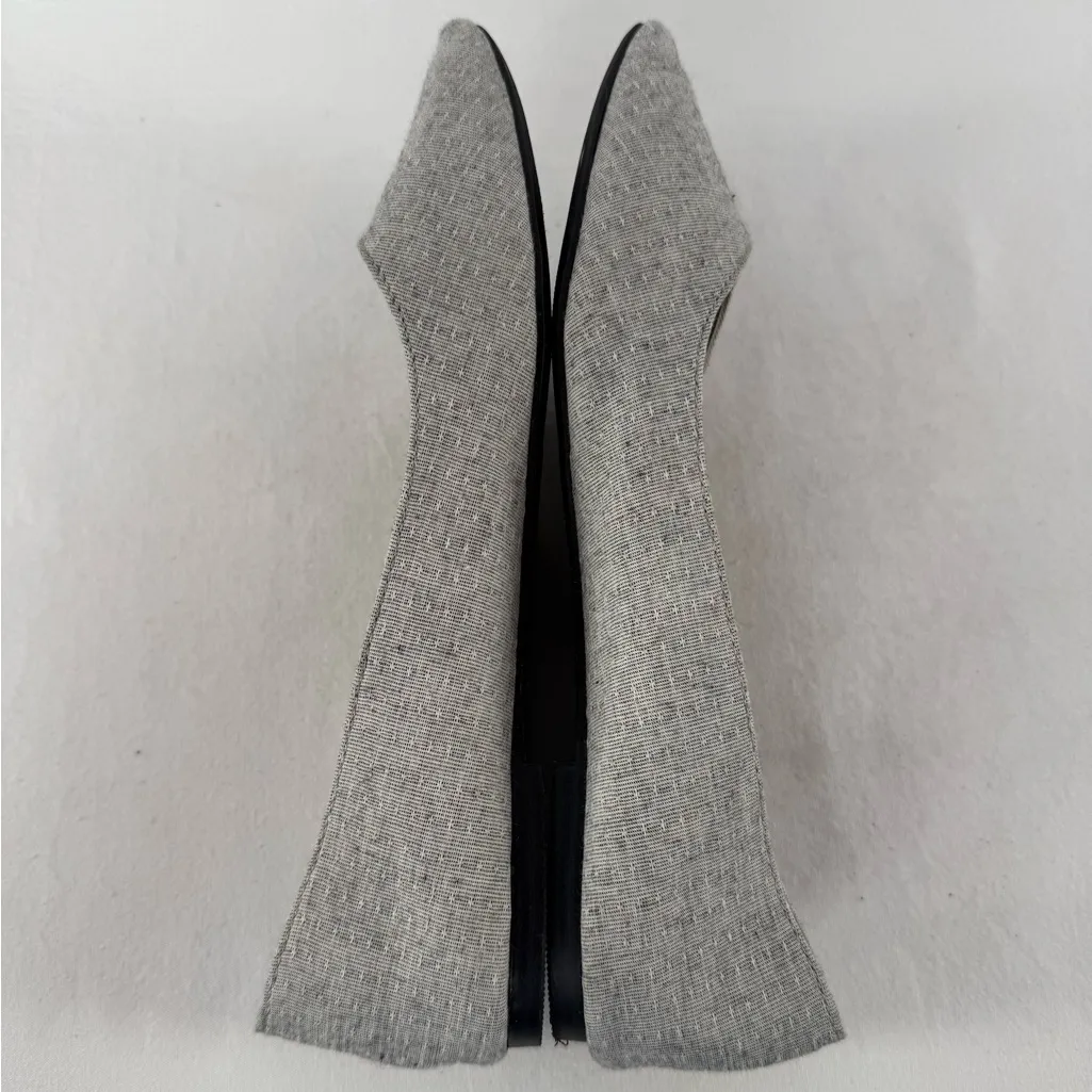 Gap  Point Toe Slip On Canvas Flats in Gray‎ Size 9 - Image 7