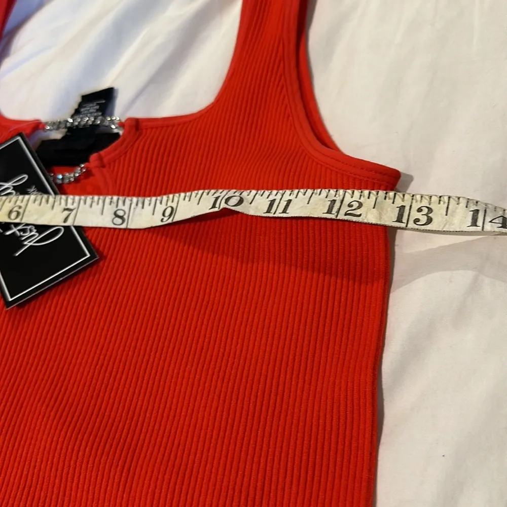 NWT Tank Top with rhinestone - Image 6