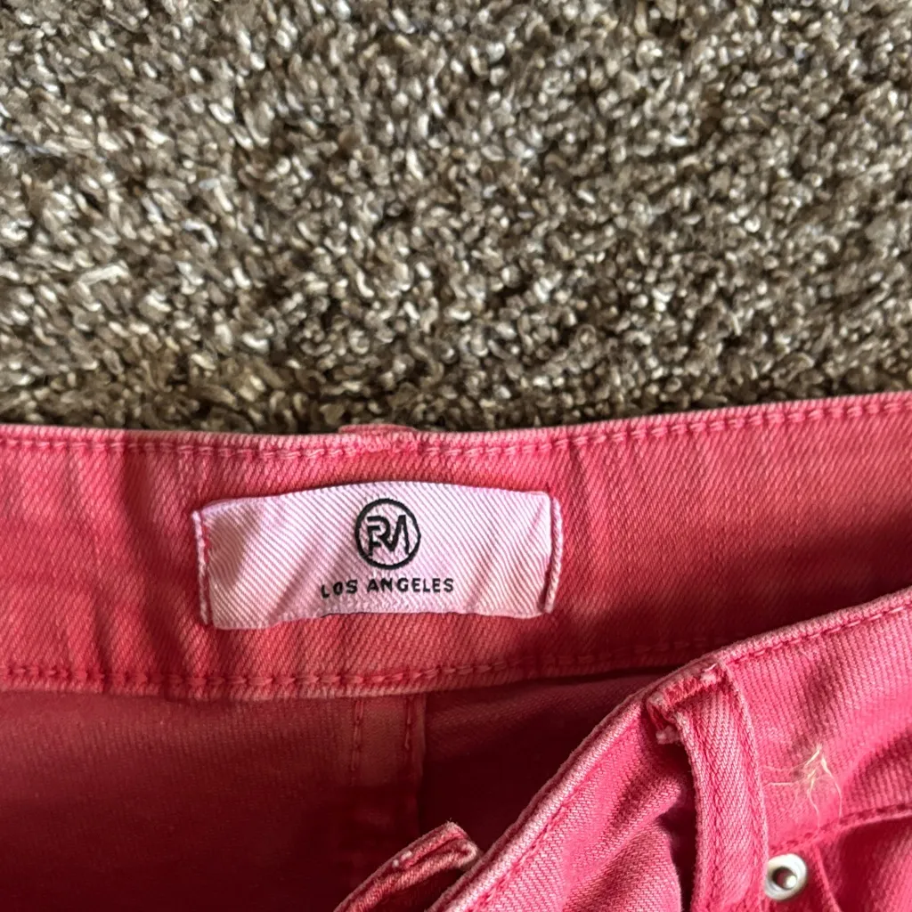 RFM Pink Ankle Jeans for Women Size 31 - Image 2