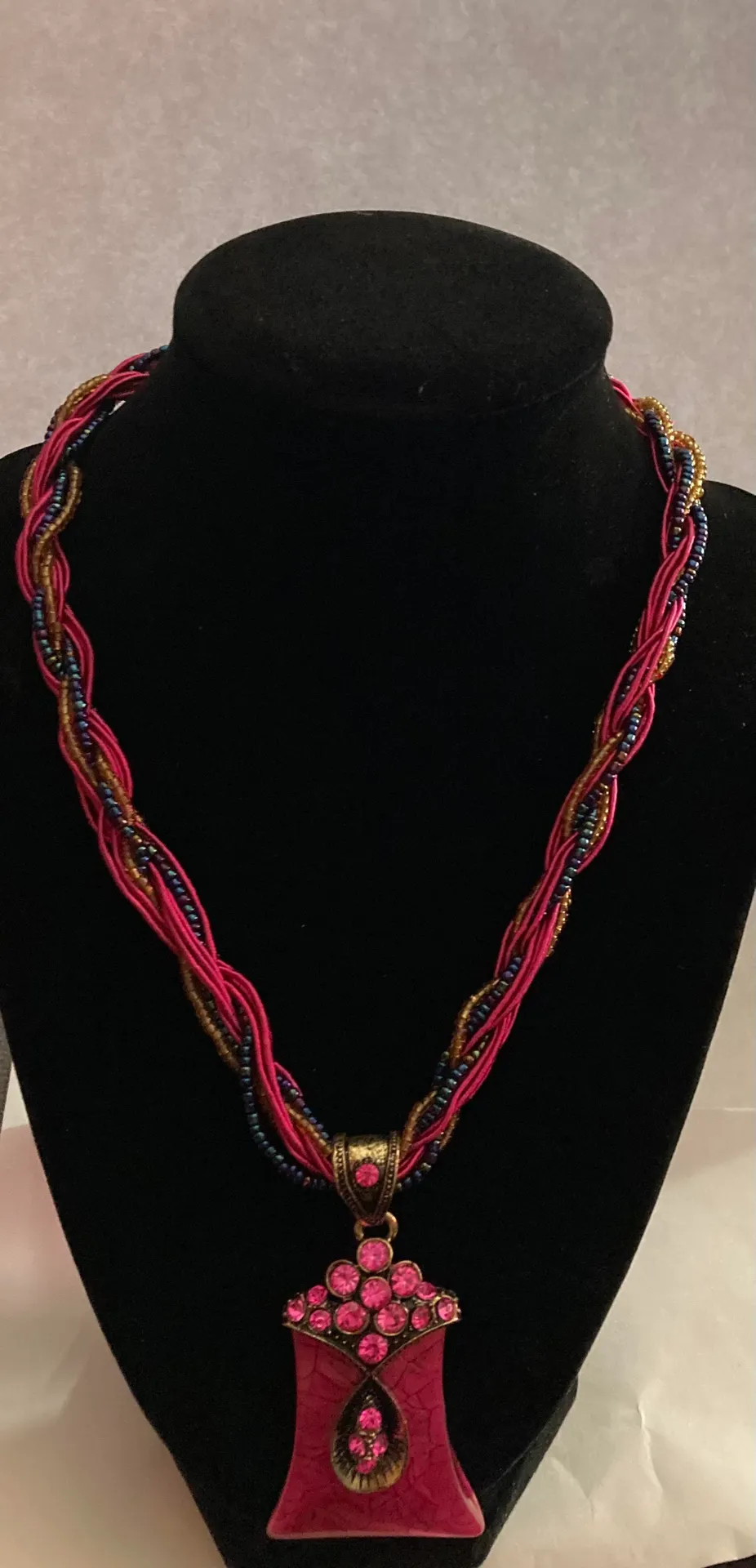 Women’s Bohemian Style Necklaces Red - Image 3
