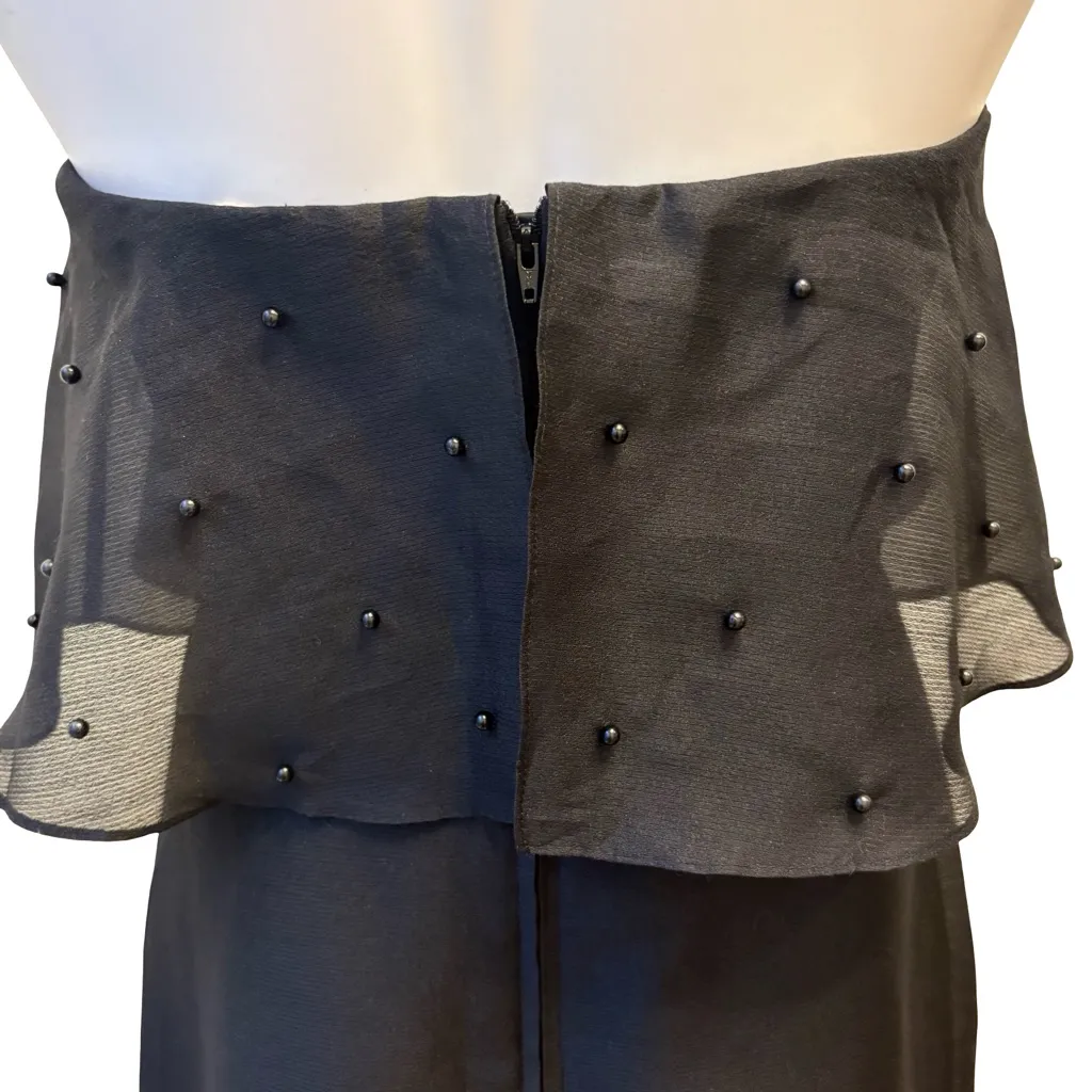 Keepsake the Label Call Me Strapless Black Midi Dress, Sz M Size M - Image 10