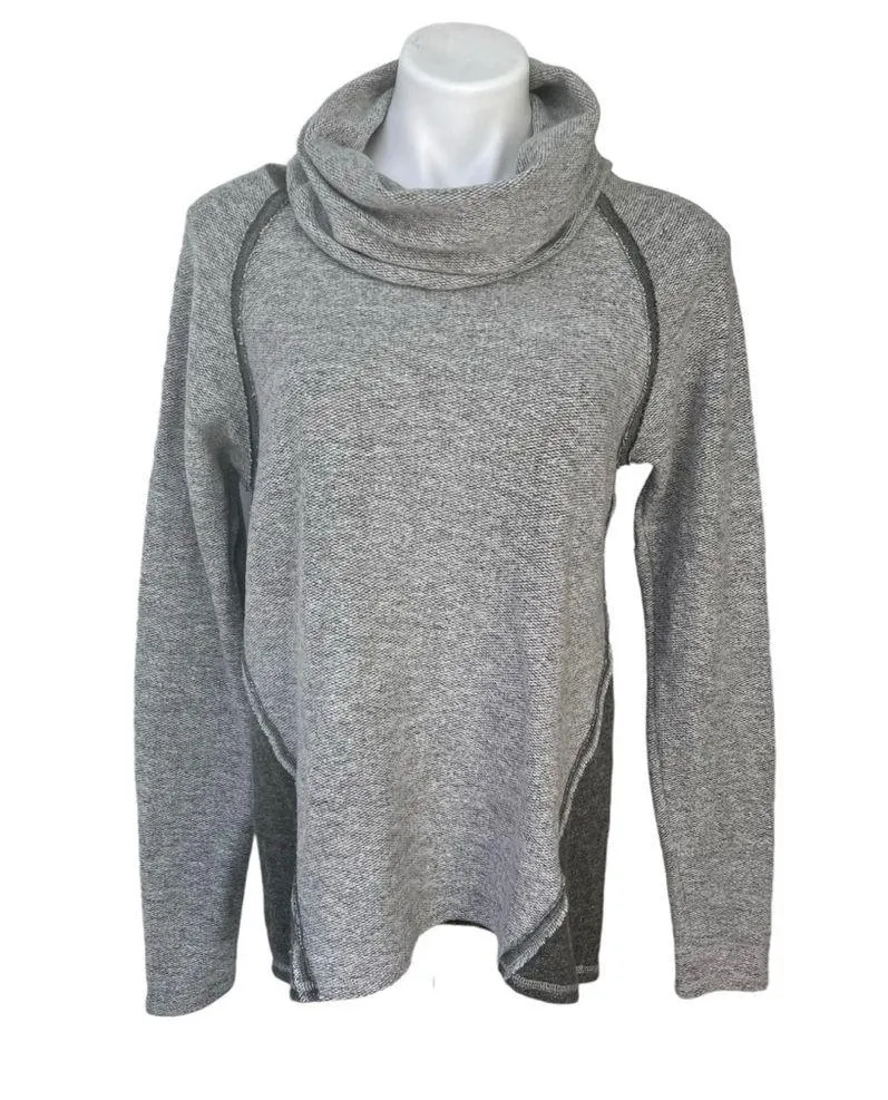 Kuhl Nova Cowl Neck Two Tone Pullover Sweater, Sage - Image 3