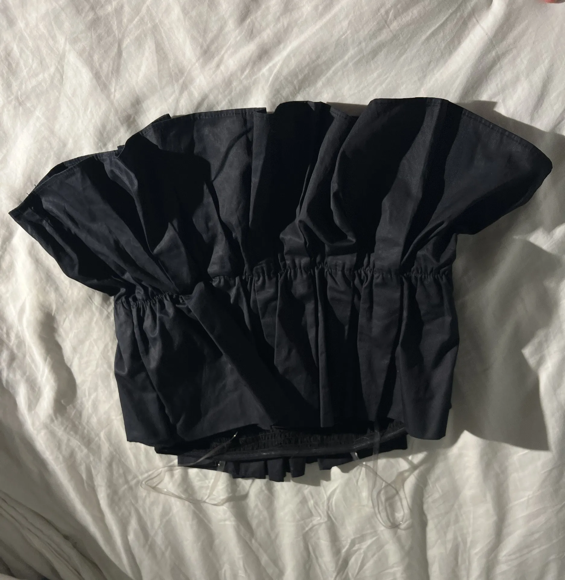 Strapless Black Top - Image 2