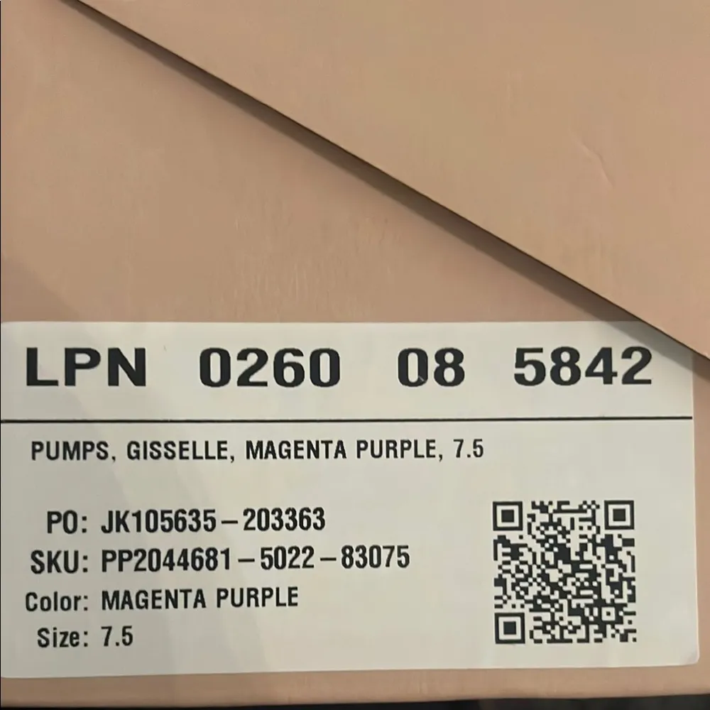 Just Fab Gisselle Magenta Purple Pumps - Size 7.5. 4.5 in heel. - Image 5