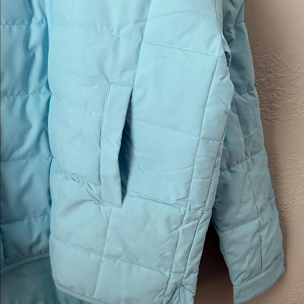 Camel Crown Size L Women's Lightweight Hoodie Puffer Pullover Warm Jacket Blue Size L - Image 5