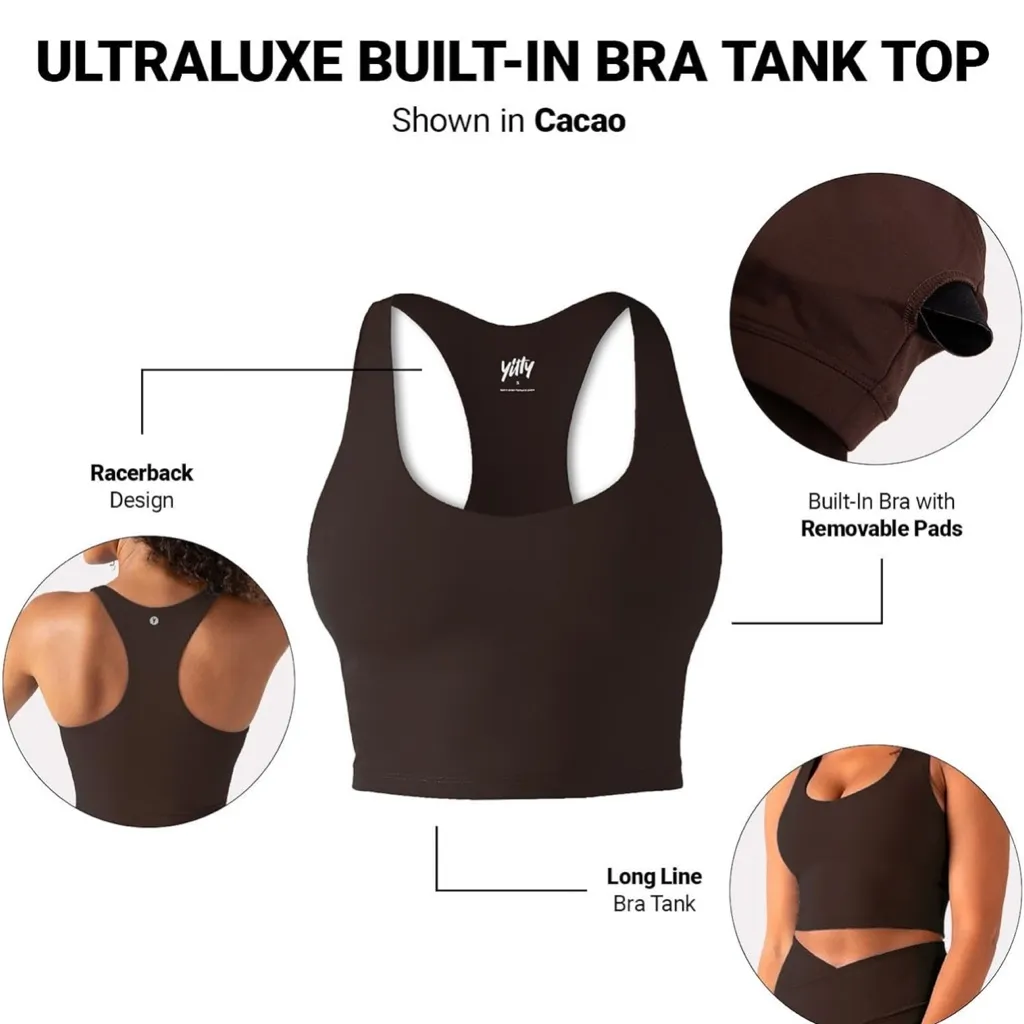 NWT YITTY Active Women’s UltraLuxe Built-in Bra Tank Top
Size: XS - Image 6