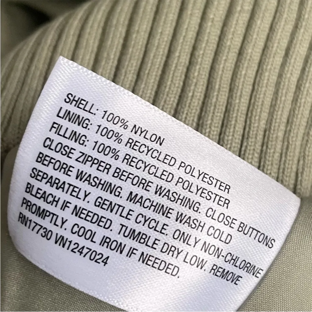 KBB by Kahlana X Target Women’s Puffer Jacket XL Light Green NWT Plus Size - Image 4