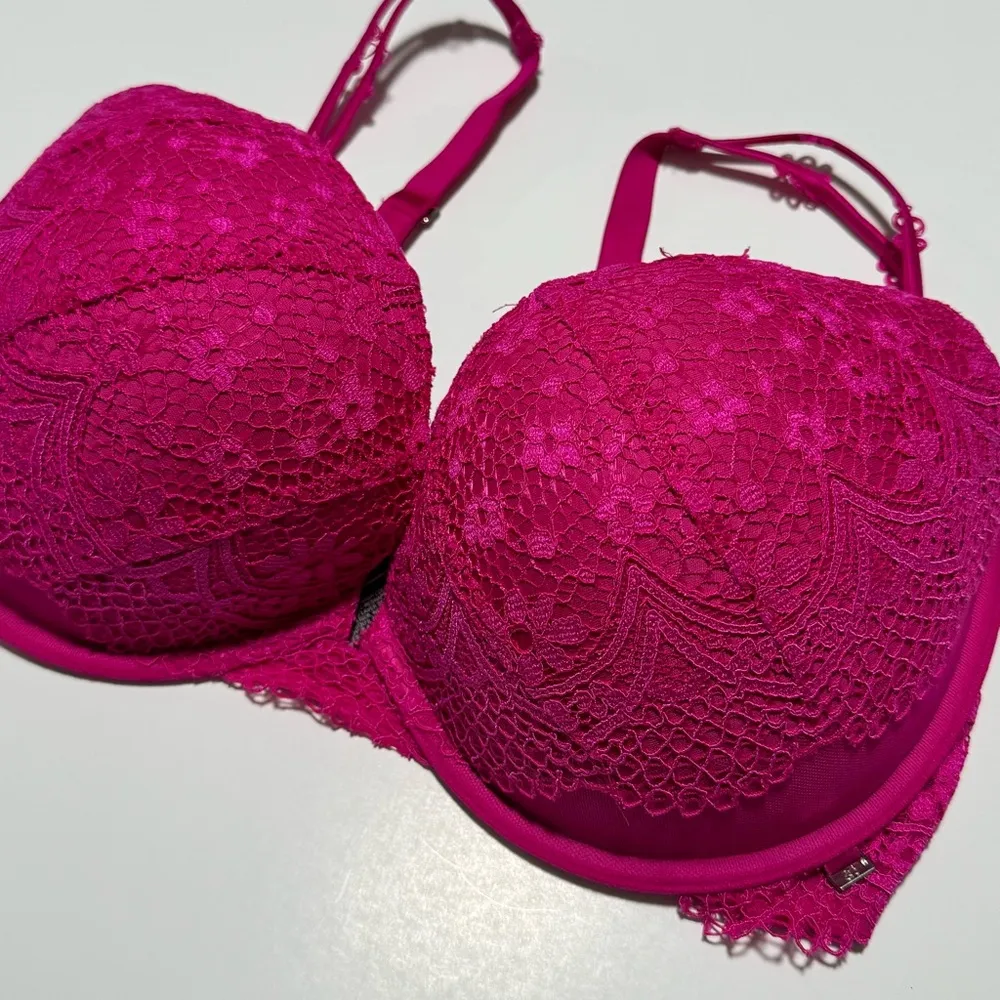 VS Very Sexy Push Up Bra 34DDD Magenta Pink - Image 2