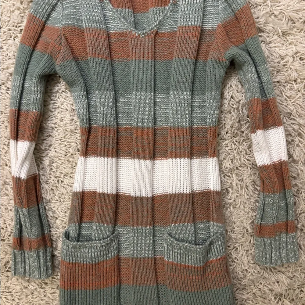 Ribbed Long Sleeve knitted mini dress Size S - Image 3