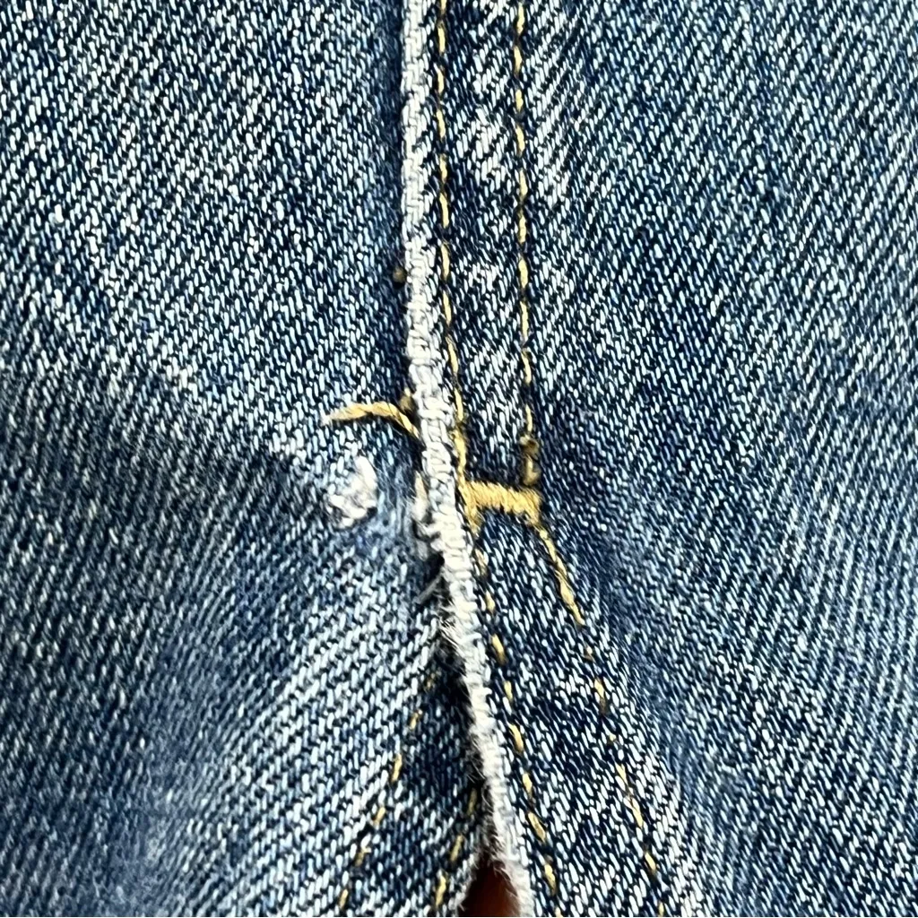 Vintage Tommy Hilfiger Blue Denim Skirt maxi midi front snap buttons pockets Y2K - Image 13