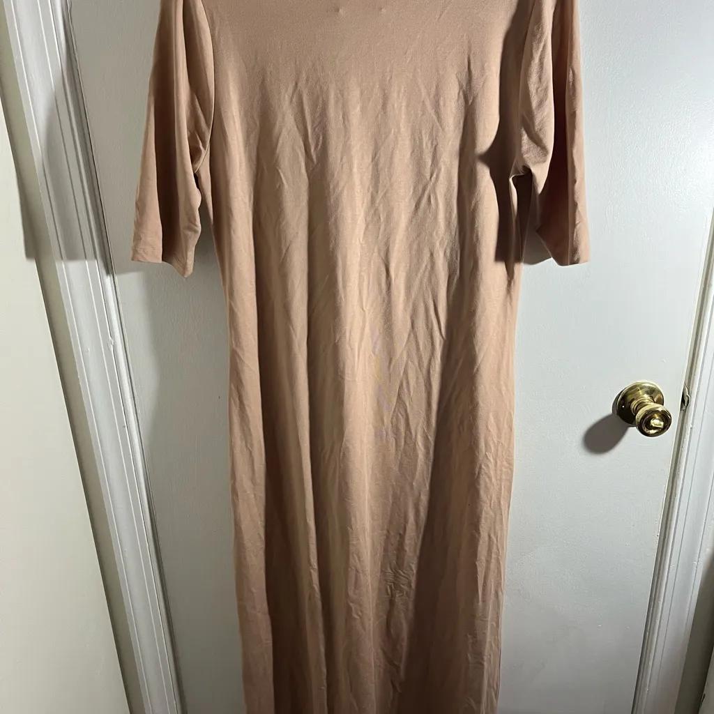 Marcella Matilda Midi Dress NWT Tan Size L - Image 9