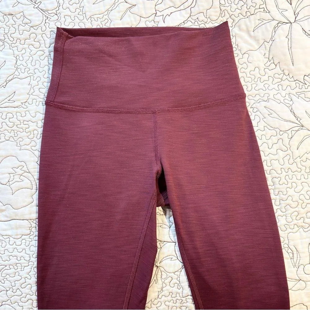 LULULEMON  Wunder Train High-Rise Tight
25" in Heathered Cassis Sz 2🧡 - Image 6