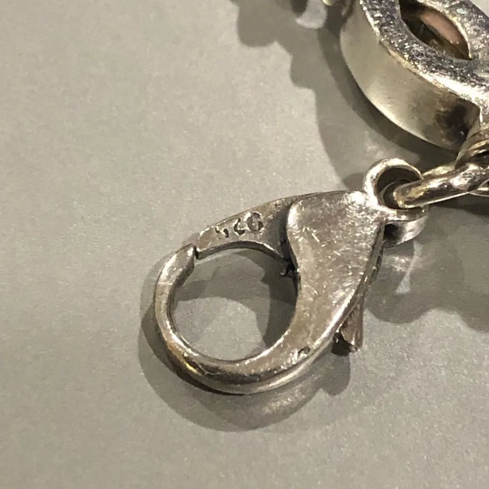 Marquise Cut Golden Citrine Faceted Sterling Silver Link Bracelet - Image 5