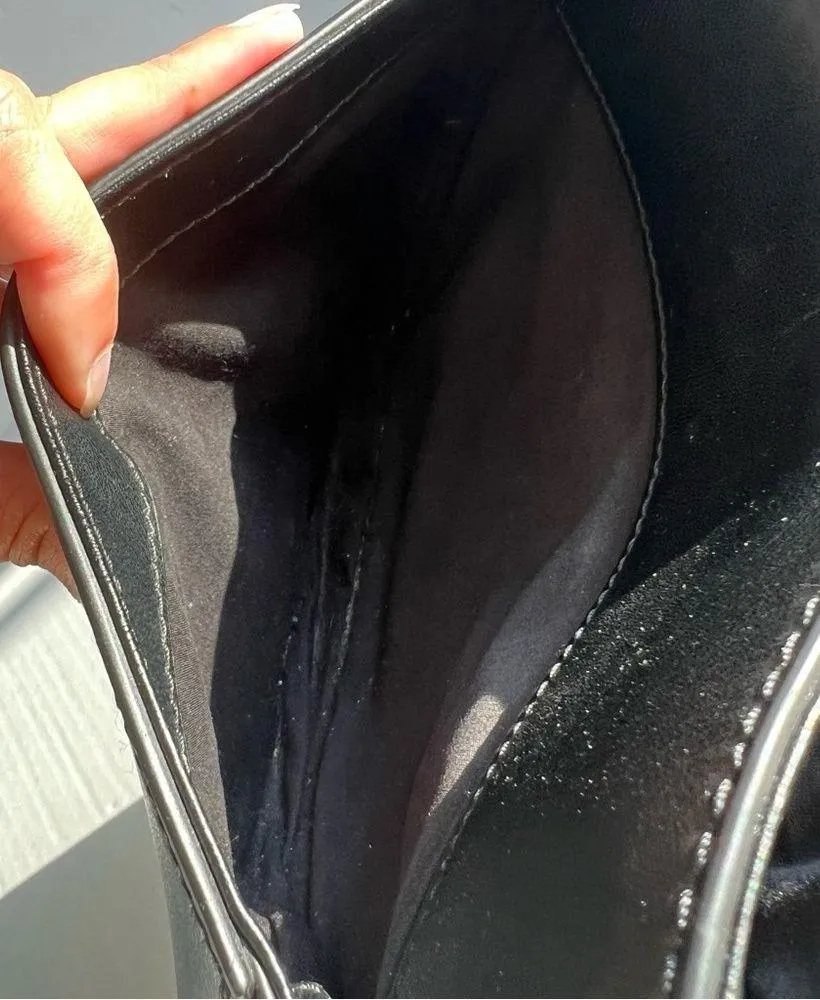 Rebecca Minkoff Astor saddle bag crossbody leather black - Image 7