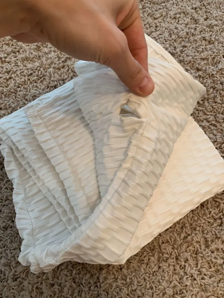 White Cellulite Proof Leggings Size L - Image 6