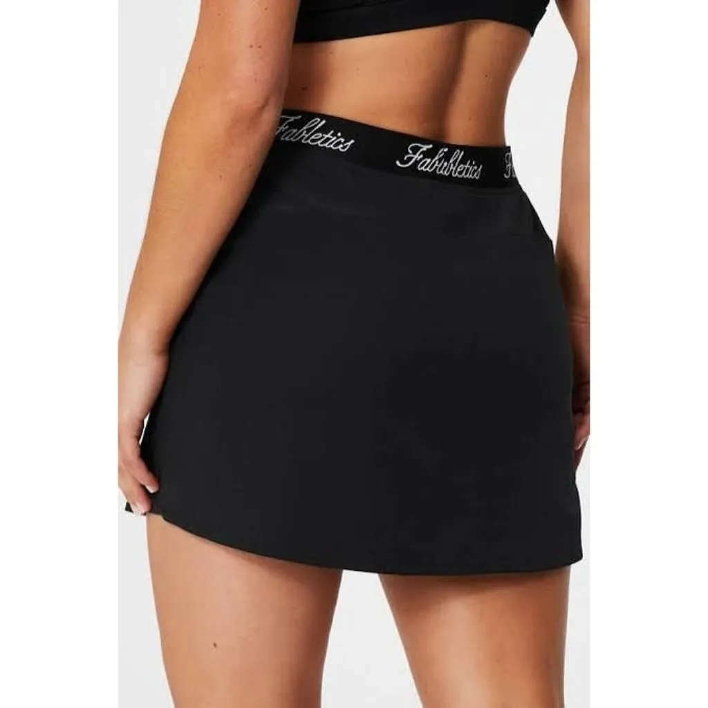 FABLETICS Black Woven Logo Pocket Skort w/ Built in Shorts Size 4X NEW NWT - Image 4