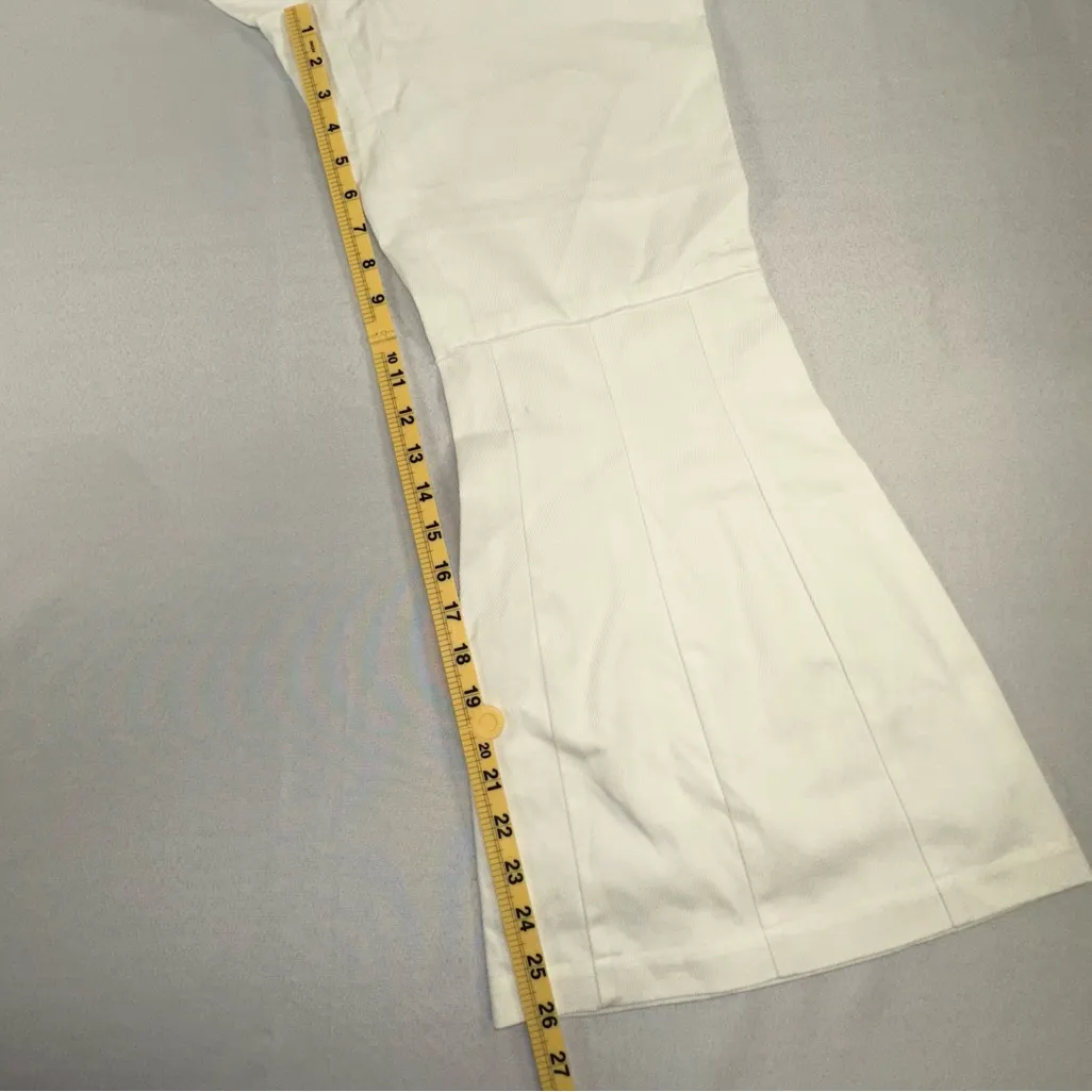 Rosie Assoulin • By Any Other Name New York Flares Bell Bottoms Size 10 Luxury White - Image 10