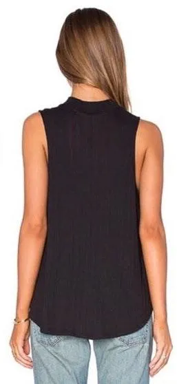 Faye Ribbed Cutout Tank - Image 2