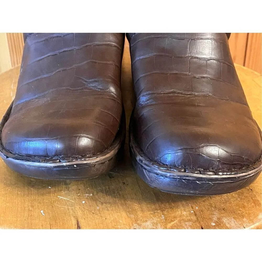 Boc Born Concept Shoes Womens 10M Slip On Clogs Mule Brown Animal Print Size 10 - Image 8