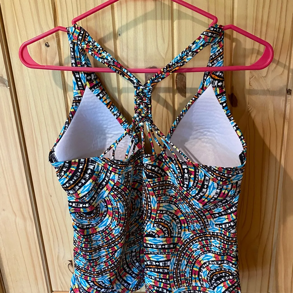 a.n.a  Multicolor Patterned Swim Top - Image 3