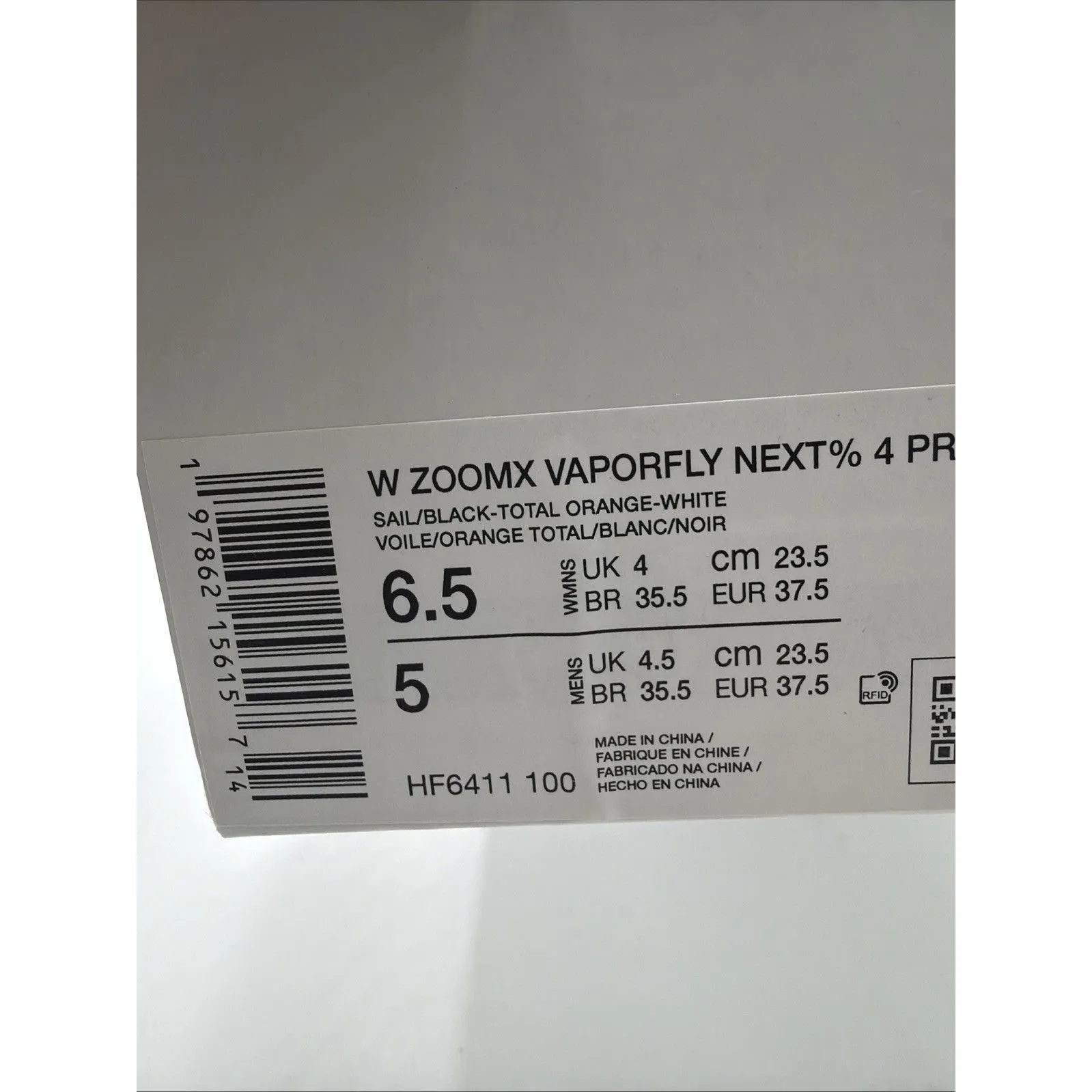 Nike Women's Vaporfly 4 Road Running Shoes 6.5 Nwb No Lid - Image 6