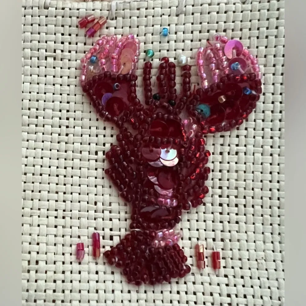 Quacker Factory | seaside, sequin, straw, shoulder bag. - Image 5