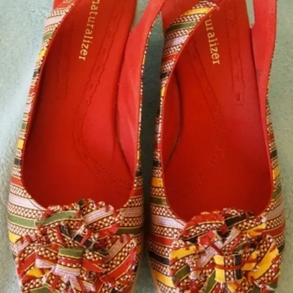 - Naturalizer Berlynn Slingback Sandal Rainbow wedge‎ - Image 3