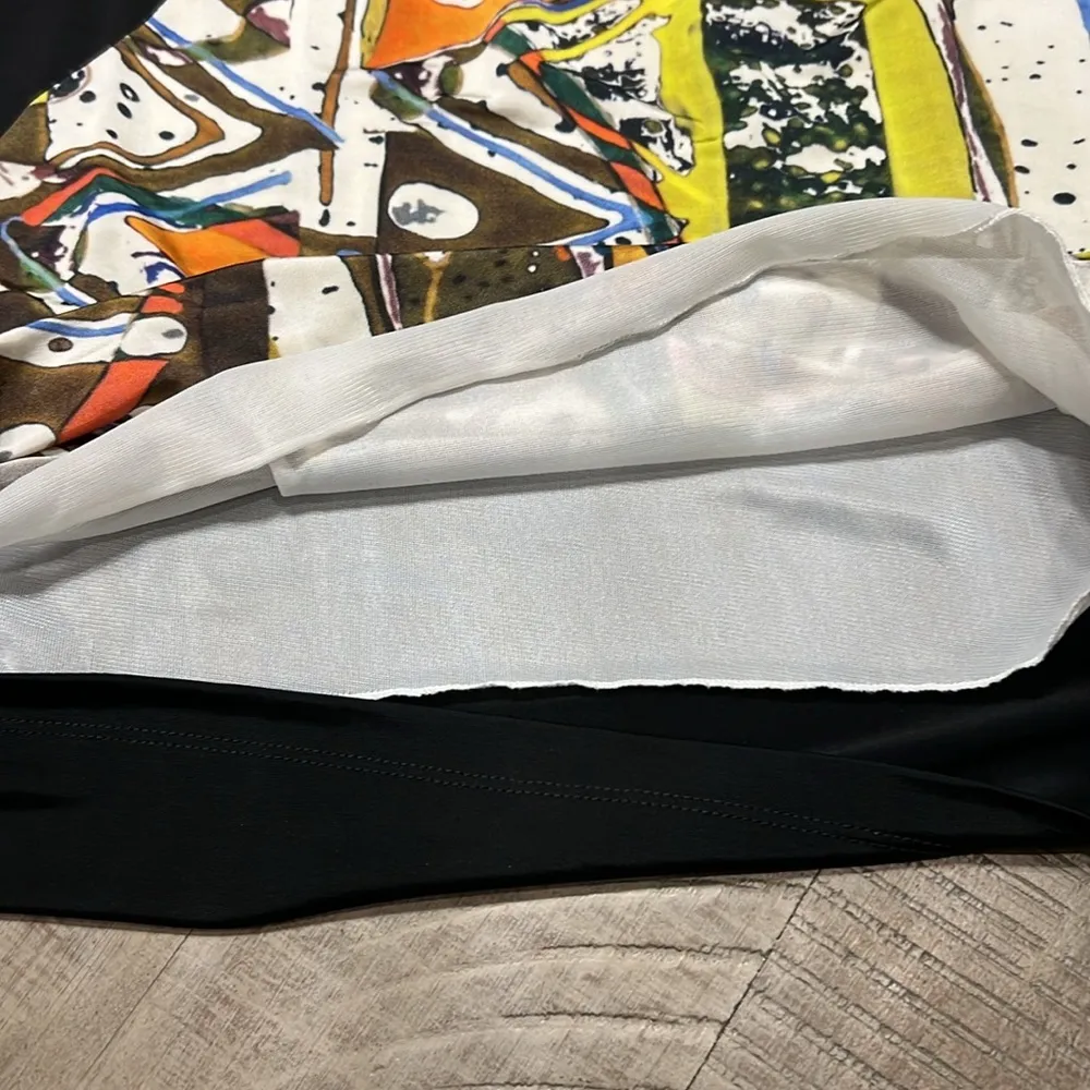 Fuego Woman black and white bodycon sheath dress
Multi - Image 4