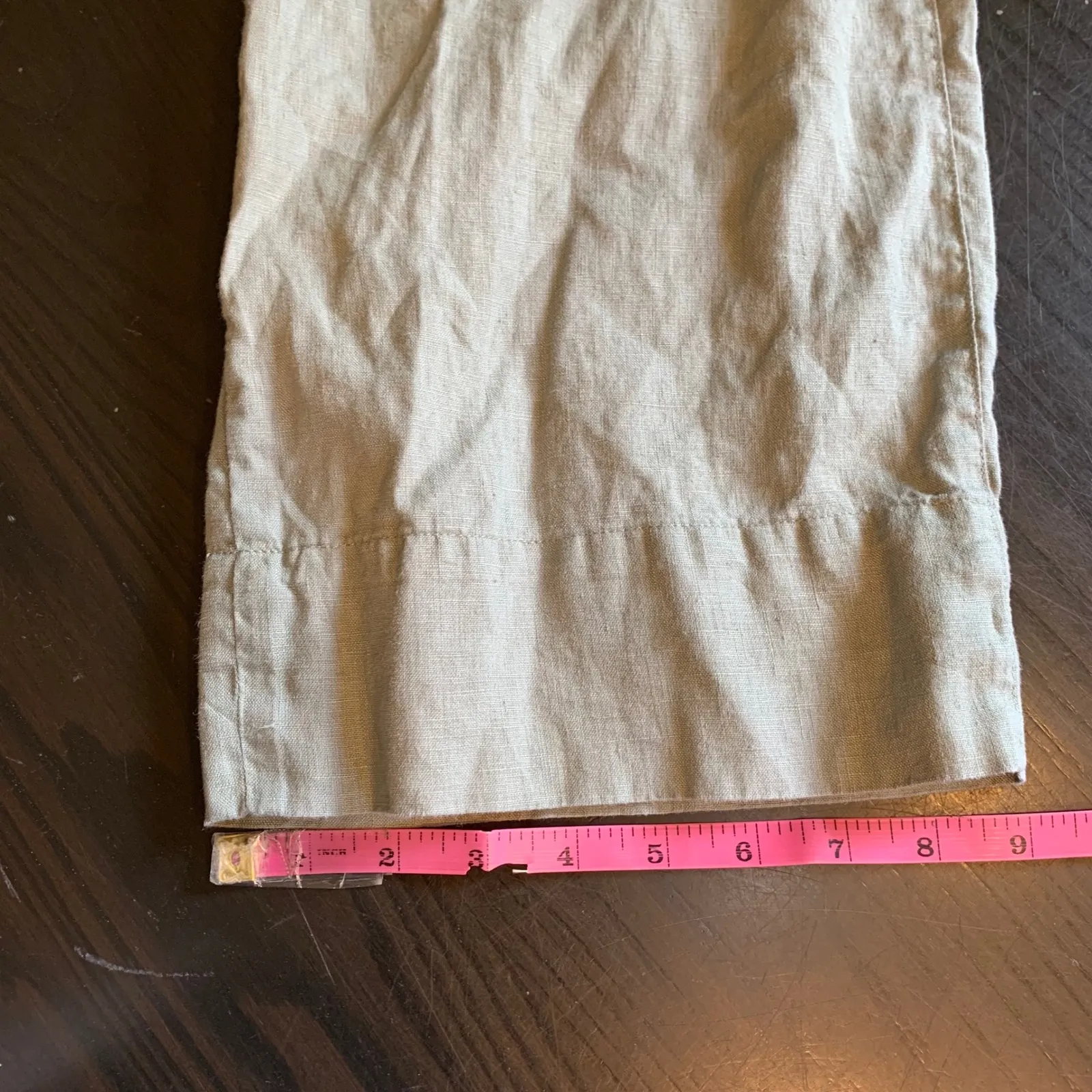 Everlane 100% Linen Jumpsuit Women 4 Green Belted Sleeveless Coastal Summer READ - Image 13