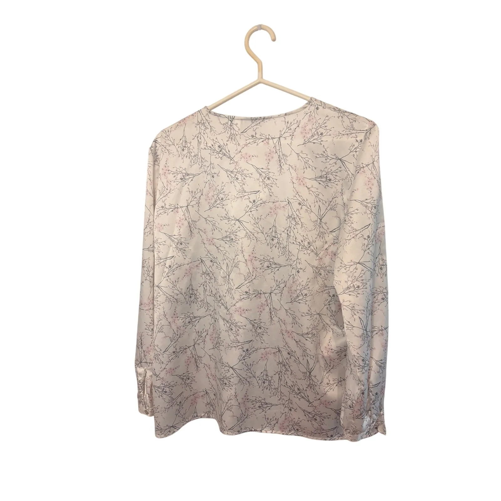 Chicos Cherry Blossom Floral Blouse 2 L Romantic Feminine Work Career Coquette - Image 2