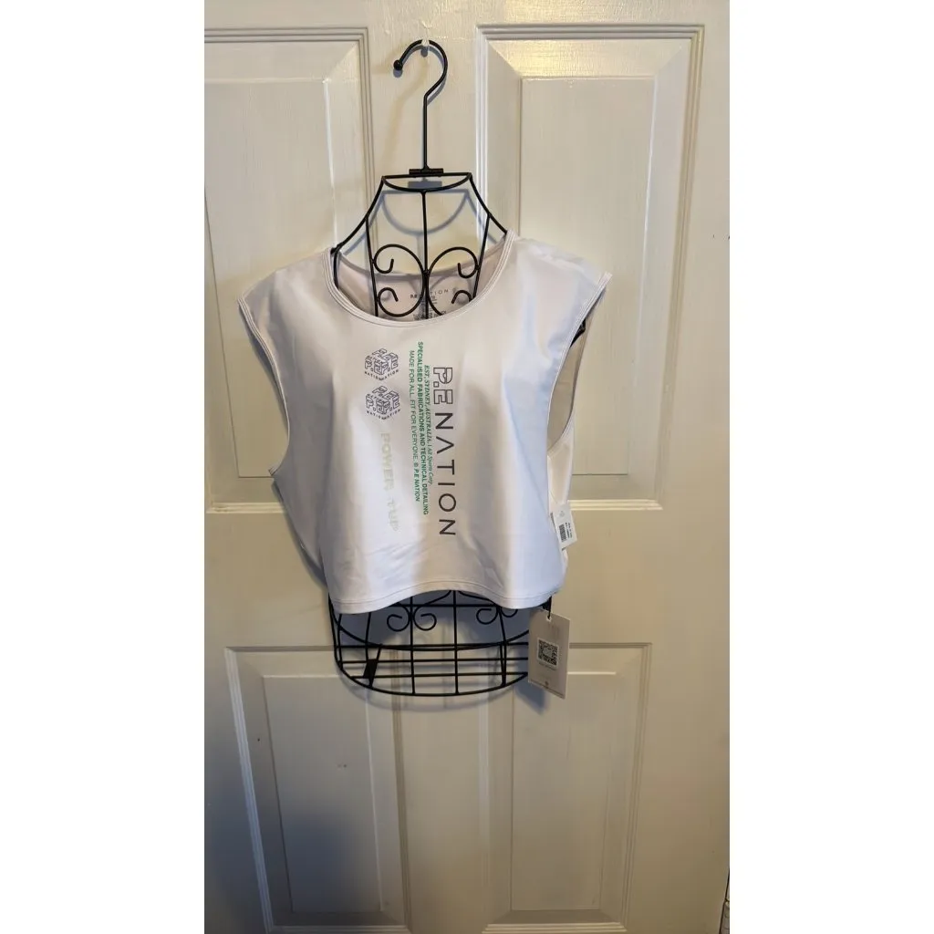 P.E NATION Cropped cutout printed stretch - Image 7