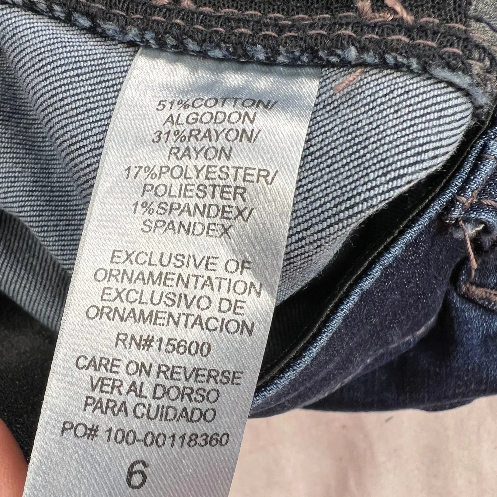 Democracy "Ab"Technology Step Fray Mid Rise Ankle Jeans Tummy Control Size 6 - Image 8